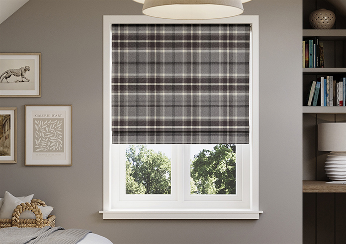 Highland, Dove Grey - Roman Blind - Image 3